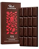 Rausch Ecuador 70% Schokolade Tafel 125g – hochwertige Tafelschokolade mit feinem Aroma...