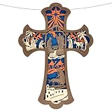 Weihnachtskrippe Geschnitzt Weihnachten Ornament Weihnachtskrippe Wanddeko Bauernhaus...