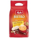 Melitta Café Bistro Röstkaffee in Kaffee-Pads, 100 Pads, Kaffeepads für Pad-Maschine,...