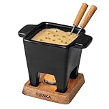 Boska - Käsefondue set klein 2 personen - Nero Tapas Fondue Klein Teelichter -...