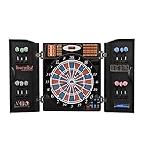 Dartautomat Karella CB-90 im Cabinet, elektronische Dartscheibe mit 38 Spielen...