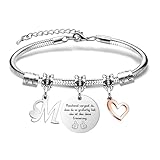 SAMORION 26 Brief Armband,Name Geschenk Inspirierende Armband,Manchmal Vergessen du,Dass...