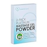 2 x Premium Nuru Massage Gel Powder | 5g Travel Sachet Makes 500ml/ 16.9 fl oz |...