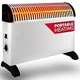 Stakmann Elektroherd mit Thermostat und Timer, Konvektor mit 9 beheizten Lamellen,...