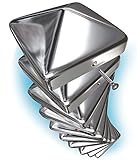 TOOLCORE® Pfostenkappen 9x9cm Edelstahl [Perfekter Schutz] 10 Stück inkl. Edelstahl...