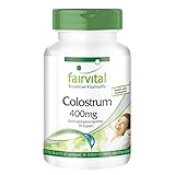 Fairvital | Colostrum 400mg - aus BSE-frei - 30% Immunglobuline - 90 Kapseln