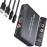 HDTV Bogen Digital Zu Analogs Sound SPDIF Koaxials Optik L/R Stereo Ausgabe USB Powereds...