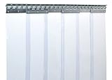PVC Streifenvorhang Lamellen 2x200mm Höhe 2,00m x Breite 1,20m, fertig...