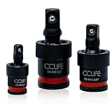 CCLIFE Schlagschrauber Kreuzgelenk Gelenksatz 3tlg Kraft-Kugelgelenk 1/2 3/8 1/4 Zoll...