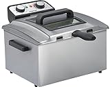 Steba Edelstahl-Fritteuse, 5 Liter Volumen, für bis zu 1,5kg Frittiergut, XXL-Korb: 10 x...