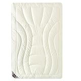 Wolle Duo-Bettdecke 155x220 Premium Qualität mit feinste, äußerst bauschige echter...