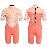 Gogokids Shorty Neoprenanzug Kinder, 2,5mm Neoprenanzüge Rückenreißverschluss...
