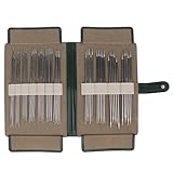 Doppelspitze Stricknadeln, 55pcs Edelstahl -Metall -Metall -Knitting -Nadeln Set...