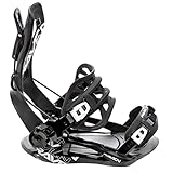 Snowboard Bindung Raven Fastec FT270 oder FT360 (FT360 Black, XL(43-47))