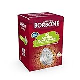 Caffe Borbone 50 kompostierbare Kapseln Mischung Nobile kompatibel A Modo Mio