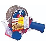 tesa tesapack Strong und Handabroller im Set mit 1 Rolle geräuscharmem...