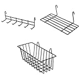 WUZILIN Design Metall Wandgitter，Regal Design Raster Fotowand Verwendet für...