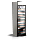 Simfer Getränkekühlschrank Flaschenkühler mit LED-Display, 358 L, Self-Closing Glastür...