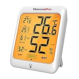 ThermoPro TP53 digitales Thermo-Hygrometer Thermometer Hygrometer Raumluftüberwachtung...