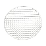 Grillrost für Ofen | Runder Grillrost aus Edelstahl | Tragbarer, antihaftbeschichteter...