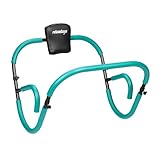 Relaxdays Bauchtrainer AB Roller, Bauchmuskeltrainer, faltbar, HxBxT: 66 x 70 x...