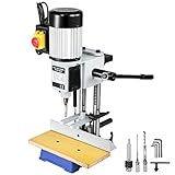 VEVOR Tischstemmmaschine, 750 W, 2800 U/min, Langlochbohrmaschine, Hohlstemmmaschine mit...