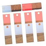 Veemoon 10Stücke Resin Anhänger Für DIY Schmuckherstellung Rechteckige Geometrische...