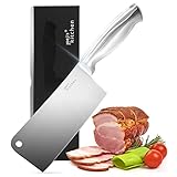 joeji's Kitchen Hackmesser Küchenmesser 17cm - Edelstahl Scharfe 5Cr15Mov -...