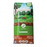 Plantura Bio-Rasenerde, torfreduziert & vorgedüngt, zur Neuanlage & Pflege, 40 L
