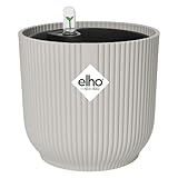 elho Vibes Fold Rund mit Selbstbewässerungssystem - Blumentopf für Innen - Ø...