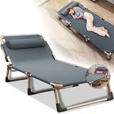 GHBXJX Feldbett Klappbett Ultraleichtes Campingbett Klappbar bis 160 kg, Faltbare...
