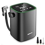 ShockFlo Elektrische Luftpumpe,150PSI Kabellose Luftkompressor mit 4500mAh Akku Luftpumpe...