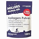 100% reines Kollagen Pulver I Kollagen Hydrolysat Peptide Typ 1, 2, 3 I Collagen Protein...