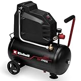 Einhell Kompressor TC-AC 190/24/8 I OF (1100 Watt, max. 8 bar, 24-Liter-Tank, 190 l/min...