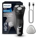 Philips Shaver Series 3000X – Elektrischer Nass- und Trockenrasierer für Männer in...