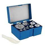 JIEHIN 8er-Set M2 Kalibriergewicht, Kalibrierung Gramm Gewicht Set 10g 20g 50g...