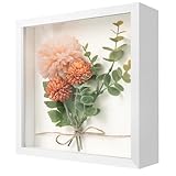WISYOK 3D Bilderrahmen zum Befüllen 22x22cm, 3D Objektrahmen Tiefer 3cm, Tiefer Rahmen...