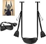WreGmgg 𝓈ℯ𝓍 𝓉ℴ𝓎𝓈 Premium-Schaukel Aus Schwarzem Leder: EIN Originelles...