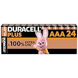 Duracell Plus Batterien AAA, 24 Stück, langlebige Power, AAA Batterie für...