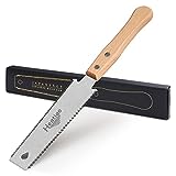 Japansäge Handsäge, Heatigo Zweischneidig Zugsäge 11/17 TPI Holz Feinsäge Japanische...