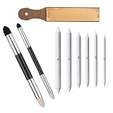 LINTRA 9 Stück Papierwischer Set, Doppelende Skizzen Papierwischer, Gemischte...