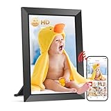 FRAMEO Digitaler Bilderrahmen WLAN 10,1 Zoll - 1280x800 IPS Touchscreen Digitale...