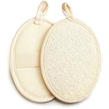 2 Stück Wiederverwendbar Natürlicher Luffa Sponge,Peeling Körper Wäscher,...
