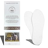 Alpaka Einlegesohlen - 100% Alpaka Filzsohlen für optimales Klima in jedem Schuh -...
