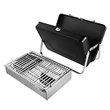 DOITOOL Klappbarer im Kofferdesign Tragbarer Outdoor Bbq Grill für Picknick und Camping...