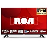 RCA TV 32 Zoll (80 cm) randlos LED HD Fernseher mit Triple Tuner (DVB-T/T2-C-S/S2), HDMI,...