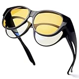 Face Shadow Polarisierte Nachtsichtbrille für Autofahrer, Nachtfahrbrille Clip...