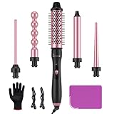 LANDOT Lockenstab 5-in-1 Set mit Verschiedenen Aufsätzen: Lockenstab mit Thermal Brush...