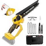 Akku Kettensäge 6&8 Zoll, Elektro Kettensäge kompatibel mit Makita 18V Akkus,...