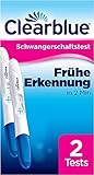 Clearblue Schwangerschaftstest Frühe Erkennung, Frühtest, Pregnancy Test, 2x...